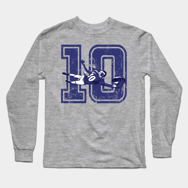 Number Ten NFL Long Sleeve T-Shirt by Aldebaran